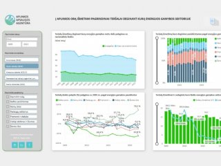 Interaktyviose švieslentėse – duomenys apie į aplinkos orą išmetamus teršalų kiekius energijos...