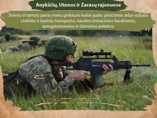  Prasideda Vyčio apygardos 5 - osios rinktinės kuopų vertinamosios lauko taktikos pratybos