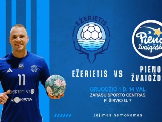 Zarasų rankinio klubas „Ežerietis“ 6-ojo turo rungtynėse nusileido Molėtų HC „Molėtai“ ekipai