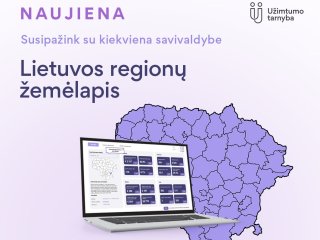 Sukurtas Lietuvos regionų žemėlapis grįžtantiems į Lietuvą