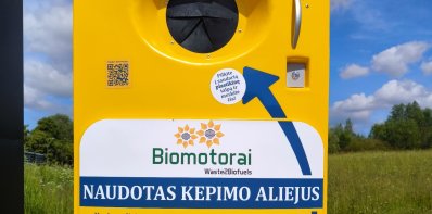 Atskiras naudoto kepimo aliejaus atliekų surinkimas Zarasų rajono savivaldybėje