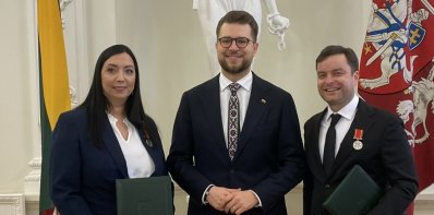 Prezidentas apdovanojo zarasiškį Arūną Survilą ordinu „Už nuopelnus Lietuvai“