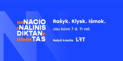 Kviečiame rašyti nacionalinį diktantą