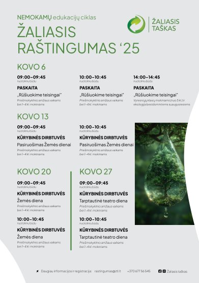 Mokymų naujienos