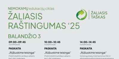 „Žaliasis taškas“ kviečia puoselėti gamtą