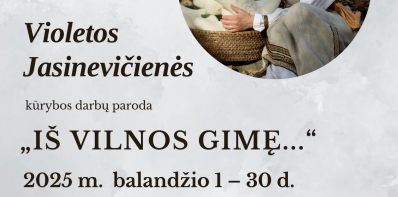 Kviečia tautodailininkės Violetos Jasinevičienės kūrybos darbų paroda „Iš vilnos gimę...“