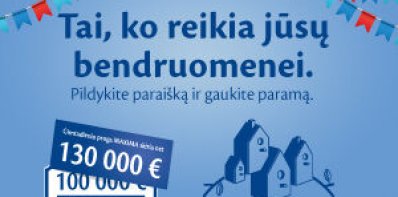 Kviečiame dalyvauti konkurse „Mes – bendruomenė“ ir pildyti paraišką jau dabar! 