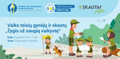 Vaiko diena – žygiuokime už saugią vaikystę!