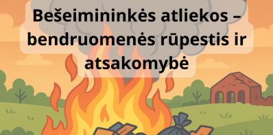 Bešeimininkės atliekos Antazavėje – bendruomenės rūpestis ir atsakomybės priminimas