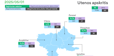 Situacija Zarasų rajono darbo rinkoje