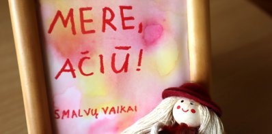 Smalvų bendruomenės vaikų padėka už išpildytą svajonę