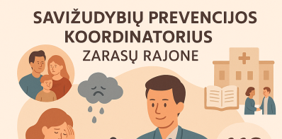 Savižudybių prevencijos koordinatorius Zarasų rajone