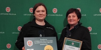 Zarasų saugios kaimynystės grupė – garbingos „Paveldo saugotojai“ nominacijos laimėtoja