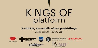 Jau šį šeštadienį Zarasuose – ekstremalūs „KINGS OF PLATFORM“ šuoliai į vandenį