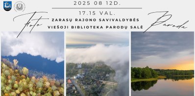Foto parodos „Nusivežk mane į Zarasus!“ atidarymas