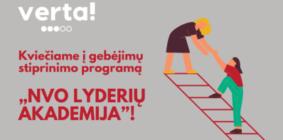Kvietimas NVO organizacijoms!