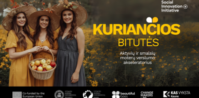 Kvietimas 18–29 m. regiono moterims: registracija į „Kuriančios bitutės“ programą iki 2025 m....