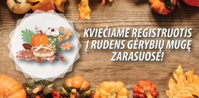 Kvietimas registruotis į Rudens gėrybių mugę Zarasuose