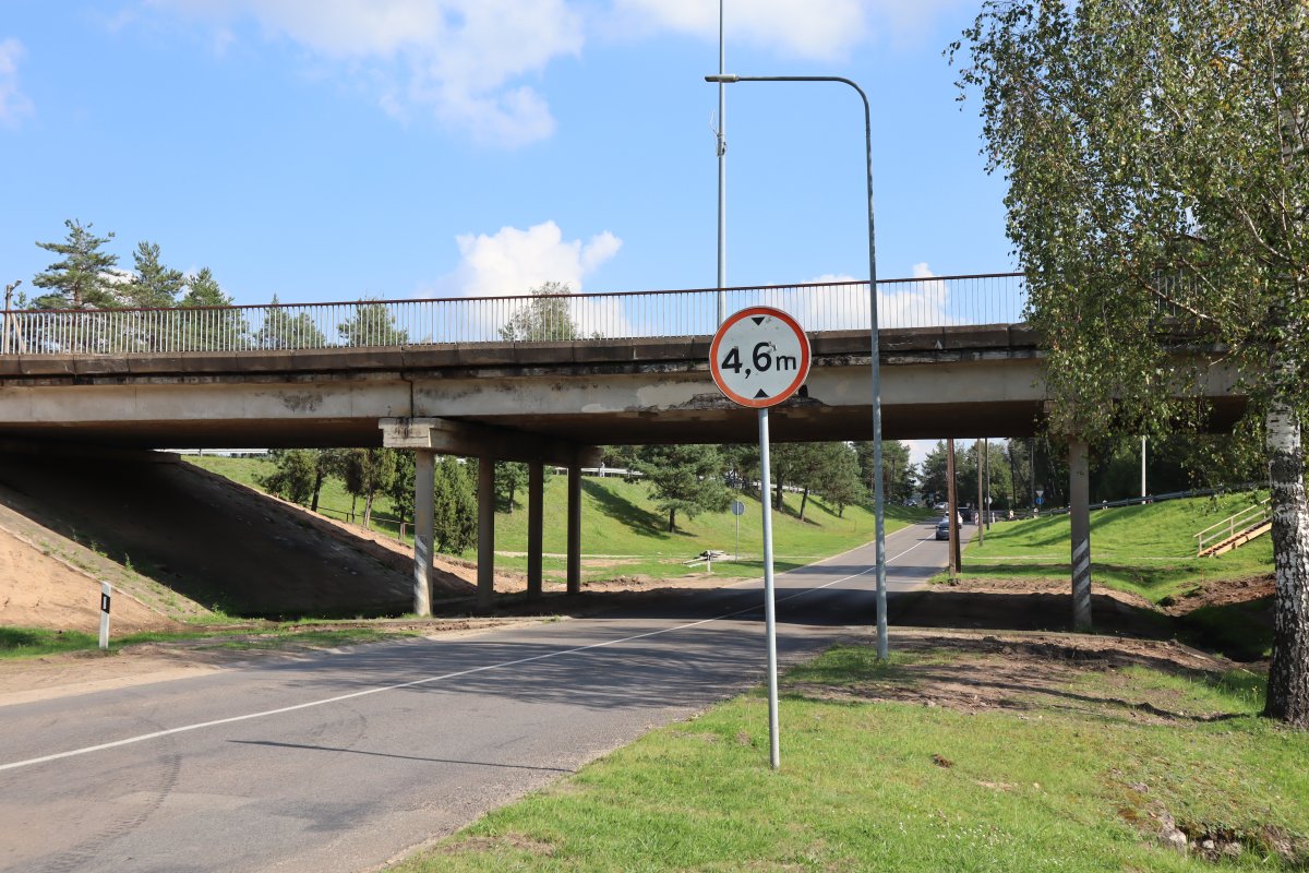 Magistralinis kelias A6 Kaunas–Zarasai–Daugpilis (180,031 km) – viadukas