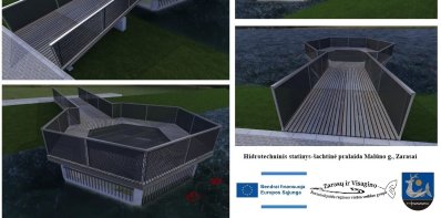 Zarasai džiugins gyventojus ir poilsiautojus atnaujinta vandens pakrančių infrastruktūra