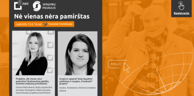 „Nė vienas nėra pamirštas“ kviečia į nemokamą nuotolinę paskaitą