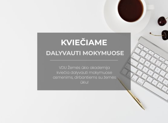 Mokymų naujienos