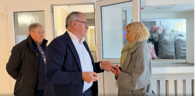 Zarasų merė lankėsi gimnazijoje ir progimnazijoje: apžiūrėti darbai ir planuojamos tolesnės...