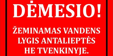 Informacija apie vandens lygio reguliavimą ir saugumą Antalieptės HE tvenkinyje