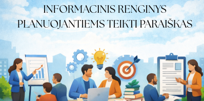 Informacinis renginys planuojantiems teikti paraiškas mokymų projektams