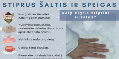 Svarbi žiemos informacija Zarasų rajono gyventojams: plikledis, lijundra ir stiprus šaltis