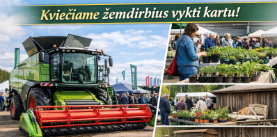Dėl apsilankymo Tarptautinėje žemės ūkio parodoje „Ką pasėsi... 2026“