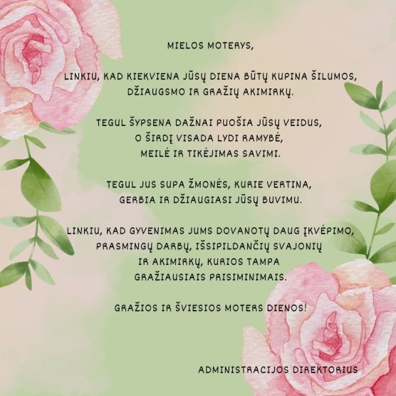 Mokymų naujienos