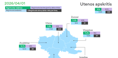Situacija Zarasų rajono darbo rinkoje