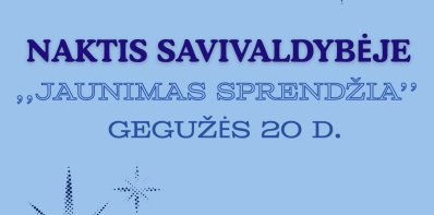 Kviečiame jaunimą į „Jaunimas sprendžia“ renginį!