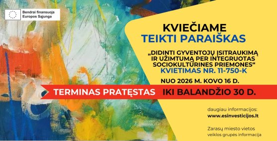 Mokymų naujienos
