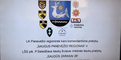 Zarasų rajono savivaldybėje aptartas pasirengimas pratyboms „Saugus Panevėžio regionas / Saugūs...