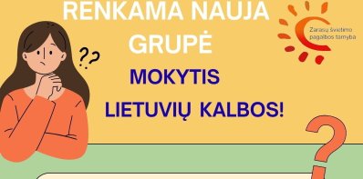 Kviečiame mokytis lietuvių kalbos