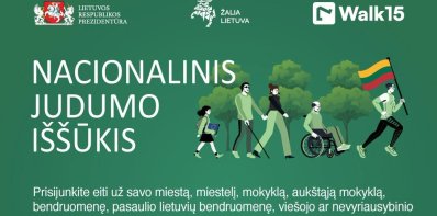 Nacionalinis judumo iššūkis 2026: žingsniuokime už Zarasus!