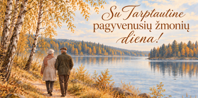 Su Tarptautine pagyvenusių žmonių diena!